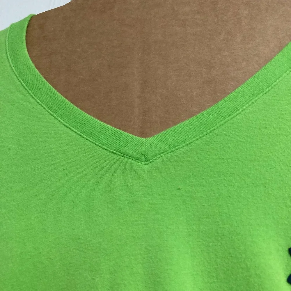 Under Armour Heat Gear Loose Heatgear Short Sleeve T Shirt Neon Green Mens Large - Picture 4 of 11